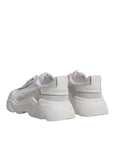 Dolce & Gabbana White Leather Daymaster Low Top Sneakers Shoes