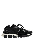 Dolce & Gabbana Black White Logo Sorrento Mens Sneakers Shoes