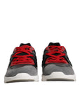 Dolce & Gabbana Multicolor Leather Suede Low Top Sneakers Shoes