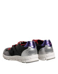 Dolce & Gabbana Multicolor Leather Suede Low Top Sneakers Shoes