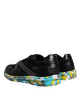 Dolce & Gabbana Black Polyester Low Top Men Sneakers Shoes