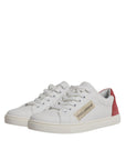 Dolce & Gabbana White London Calf Leather Sneakers Shoes
