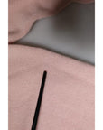 Dolce & Gabbana Pink Cashmere Collar Knitted Long Sleeves Top