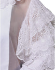 Dolce & Gabbana White Cotton Poplin Shirt Dress Blouse Top