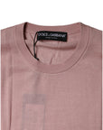 Dolce & Gabbana Pink Cashmere Knitted Sleeveless Tank Top
