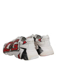 Dolce & Gabbana White Daymaster Hand Painted Sneakers Shoes