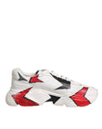 Dolce & Gabbana White Daymaster Hand Painted Sneakers Shoes
