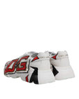 Dolce & Gabbana White Daymaster Hand Painted Sneakers Shoes