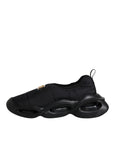 Dolce & Gabbana Black Slip On Wave Low Top Men Sneakers Shoes