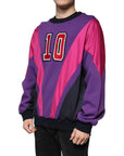 Dolce & Gabbana Multicolor Crew Neck Men Sweatshirt Sweater
