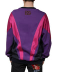 Dolce & Gabbana Multicolor Crew Neck Men Sweatshirt Sweater