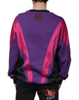 Dolce & Gabbana Multicolor Crew Neck Men Sweatshirt Sweater