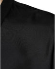 Dolce & Gabbana Black Cotton Square Neck Short Sleeve T-shirt