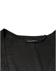 Dolce & Gabbana Black Cotton Crew Neck Short Sleeves T-shirt