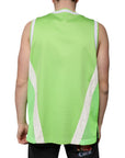 Dolce & Gabbana Green Polyester Jersey Sleeveless T-shirt