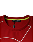 Dolce & Gabbana Multicolor Logo Cotton Men Crew Neck T-shirt