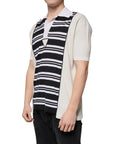 Dolce & Gabbana Multicolor Stripe Collared Polo T-shirt
