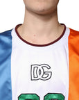 Dolce & Gabbana Multicolor Jersey Tank Sleeveless T-shirt