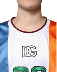 Dolce & Gabbana Multicolor Jersey Tank Sleeveless T-shirt