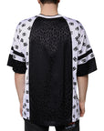 Dolce & Gabbana Black White Logo Men Short Sleeves T-shirt