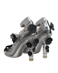Dolce & Gabbana Clear Floral Crystal CINDERELLA Heels Shoes