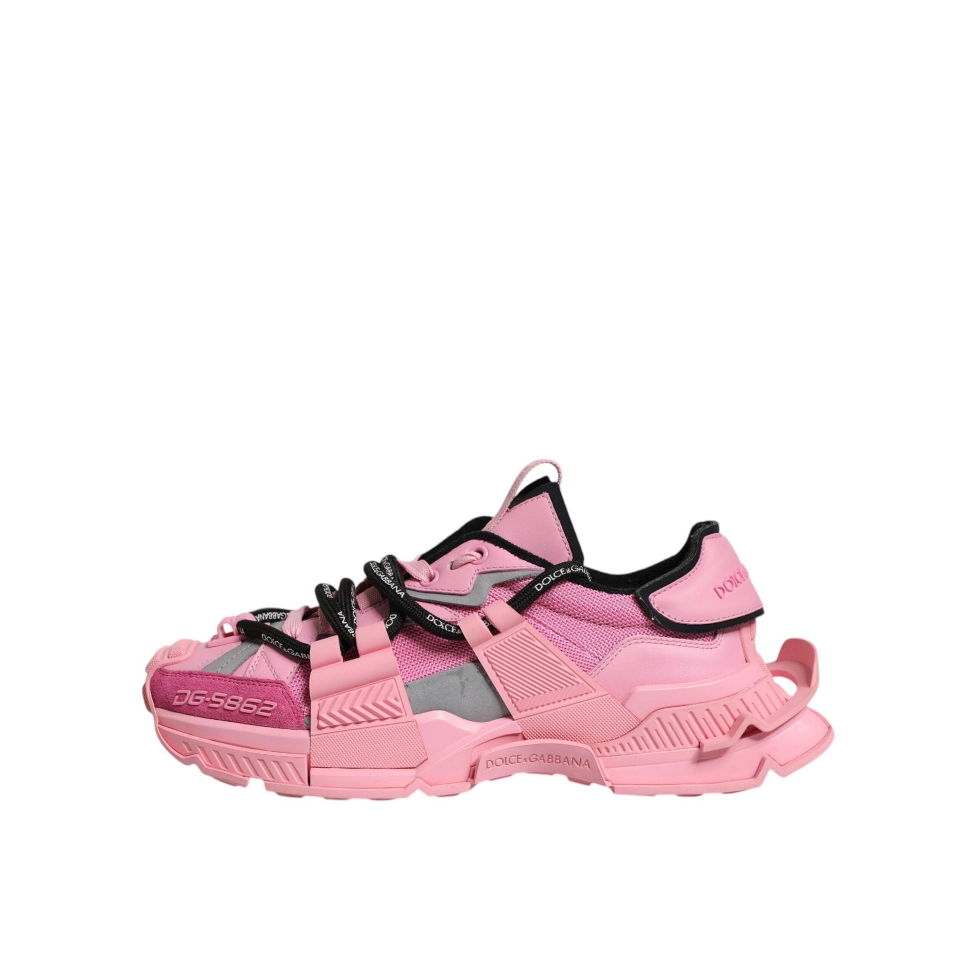 Dolce & Gabbana Pink Low Top Space Women Sneakers Shoes