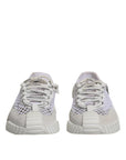 Dolce & Gabbana White Mesh NS1 Low Top Sports Sneaker Shoes