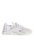 Dolce & Gabbana White Mesh NS1 Low Top Sports Sneaker Shoes