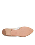 Dolce & Gabbana Beige Ribbon Fabric Ballerina Flats Shoes
