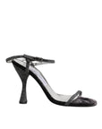Dolce & Gabbana Black Ankle Strap High Heels Sandals Shoes