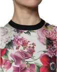 Dolce & Gabbana Multicolor Floral Silk Sleeveless Tank Blouse Top