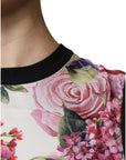 Dolce & Gabbana Multicolor Floral Silk Sleeveless Tank Blouse Top