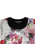 Dolce & Gabbana Multicolor Floral Silk Sleeveless Tank Blouse Top