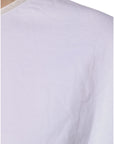 Dolce & Gabbana White Cotton Silk Round Neck Wrap Blouse Top