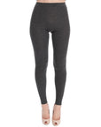 Dolce & Gabbana Chic Gray High Waist Cashmere Tights Pants