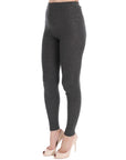 Dolce & Gabbana Chic Gray High Waist Cashmere Tights Pants