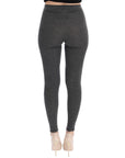 Dolce & Gabbana Chic Gray High Waist Cashmere Tights Pants