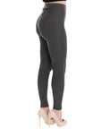 Dolce & Gabbana Chic Gray High Waist Cashmere Tights Pants