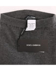 Dolce & Gabbana Chic Gray High Waist Cashmere Tights Pants