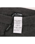 Dolce & Gabbana Chic Gray High Waist Cashmere Tights Pants