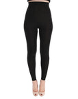 Dolce & Gabbana Elegant High-Waist Cashmere Tights Pants