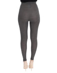Dolce & Gabbana Elegant High Waist Cashmere Tights Pants