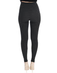 Dolce & Gabbana Elegant Gray High-Waist Wool Tights Pants