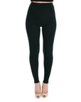 Dolce & Gabbana Elegant High Waist Green Wool Tights