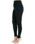 Dolce & Gabbana Elegant High Waist Green Wool Tights