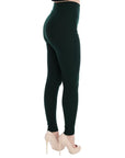 Dolce & Gabbana Elegant High Waist Green Wool Tights