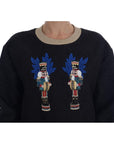 Dolce & Gabbana Enchanted Sequined Black Brocade Sweater