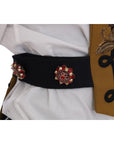 Dolce & Gabbana Runway Embellished Crystal Cross Vest