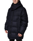 Dolce & Gabbana Black Nylon Hooded Puffer Men Coat Jacket