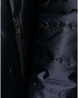 Dolce & Gabbana Dark Blue Quilted Full Zip Bomber Jacket